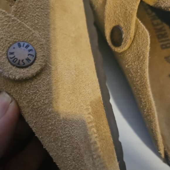 Birkenstock Boston Suede Clog Tan Women’s Size 10 / Men’s Size 8 - Picture 11 of 11
